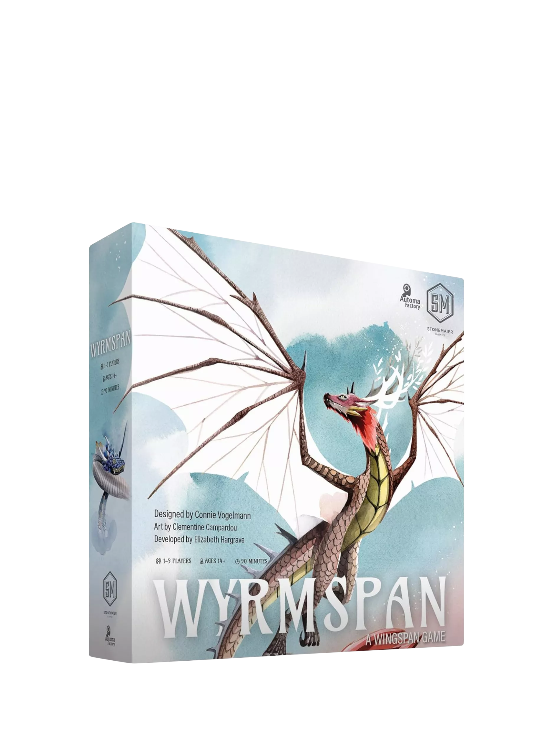 Asmodee Wyrmspan board game, imported from the UK