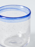 John Lewis Bubble Glass Tumbler Blue 350ml, imported from the UK