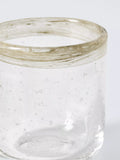 John Lewis bubble colour rim glass tumbler green 350ml (British brand)