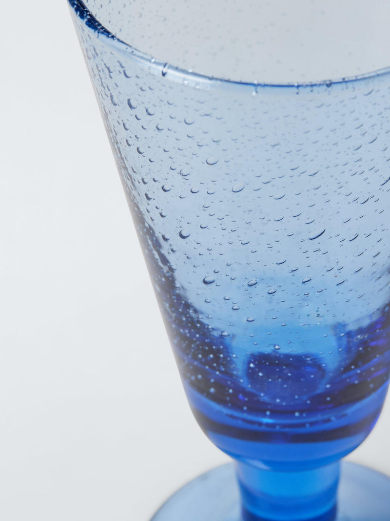 John Lewis Coastal blue wine glass 240ml, UK version