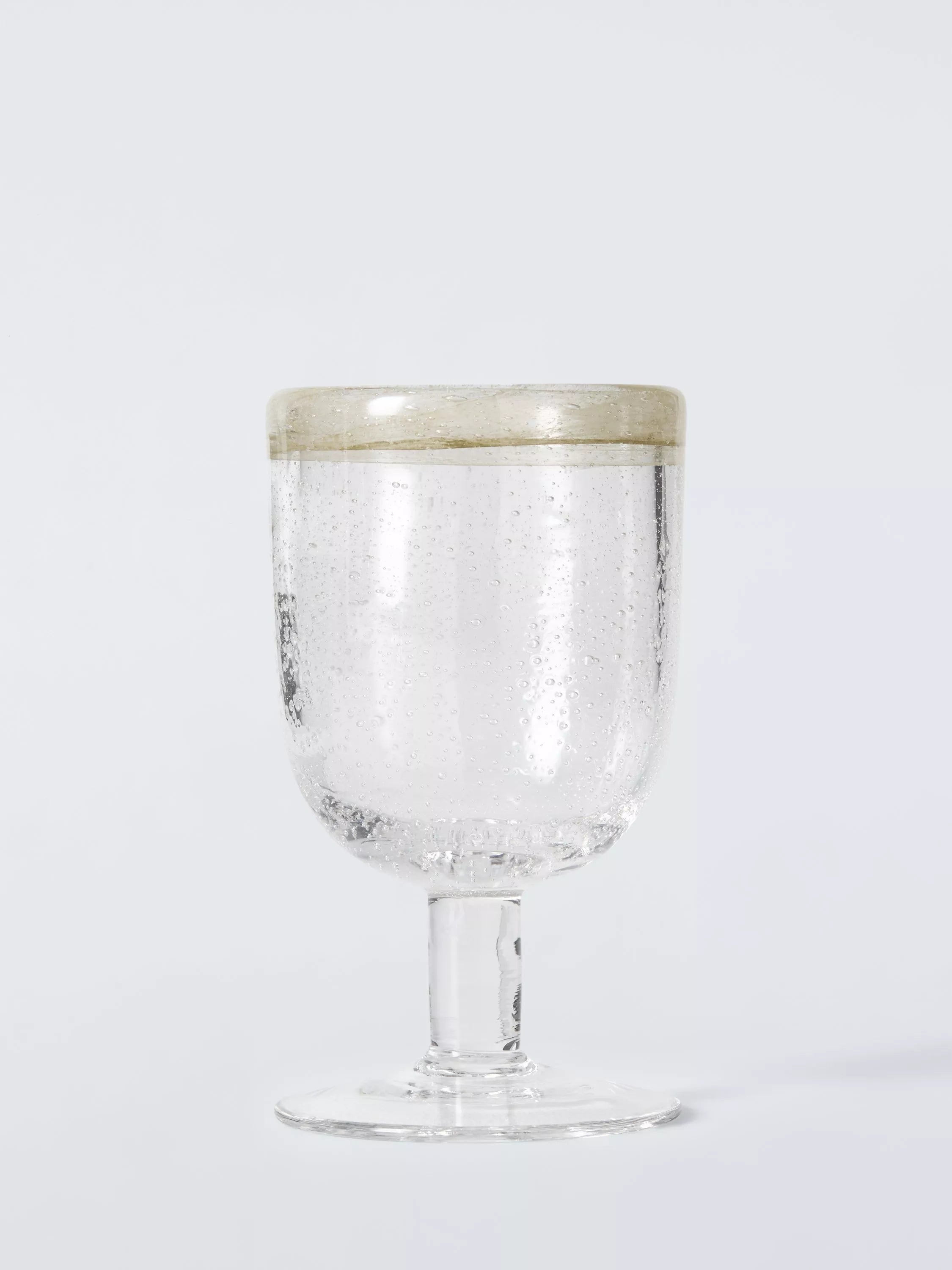 John Lewis bubble wine glass 260ml green, imported from the UK