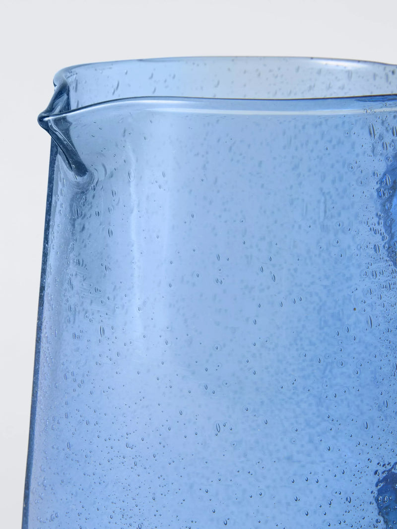 John Lewis blue glass jug 1.7L, UK version
