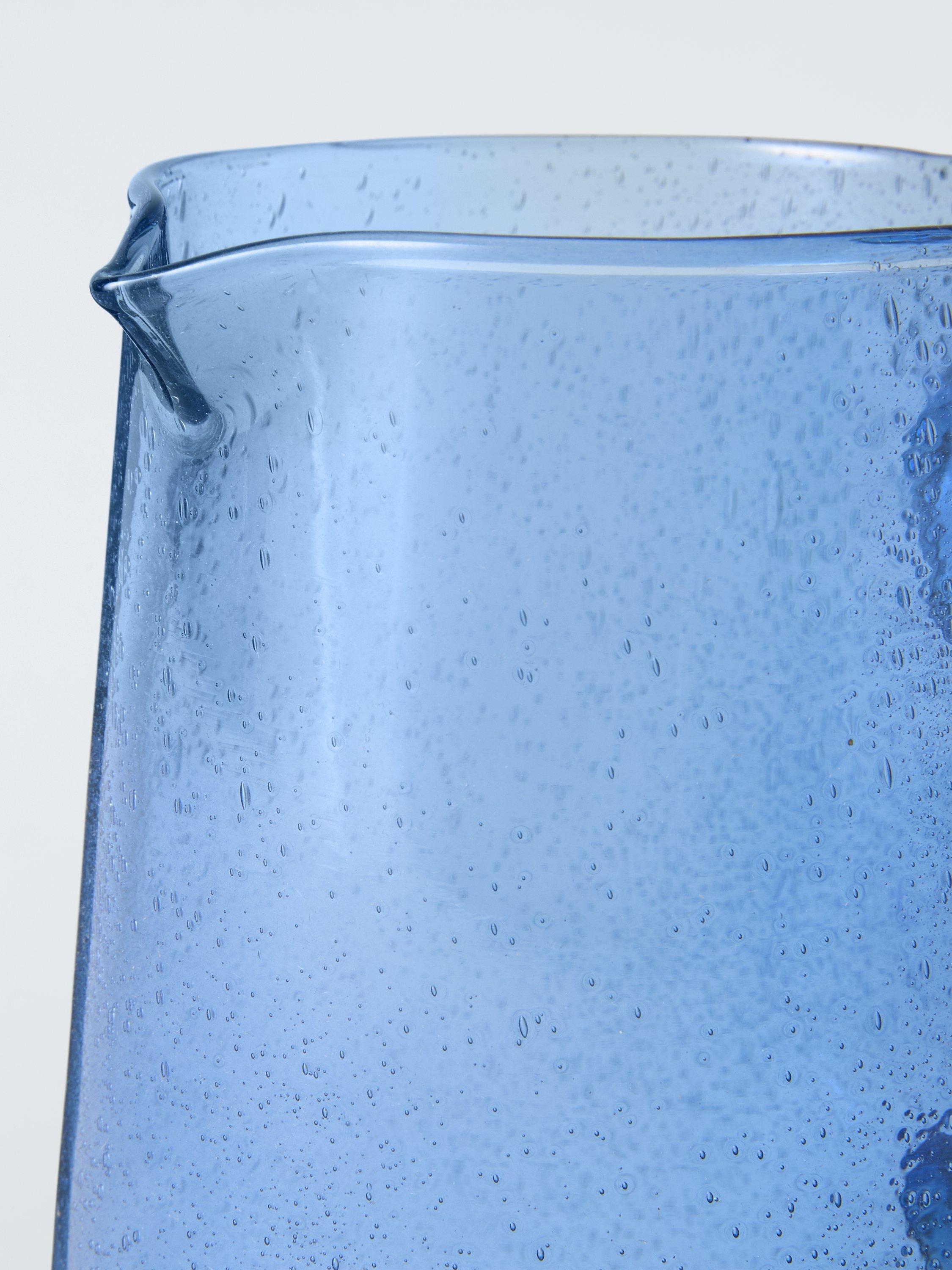 John Lewis blue glass jug 1.7L, UK version