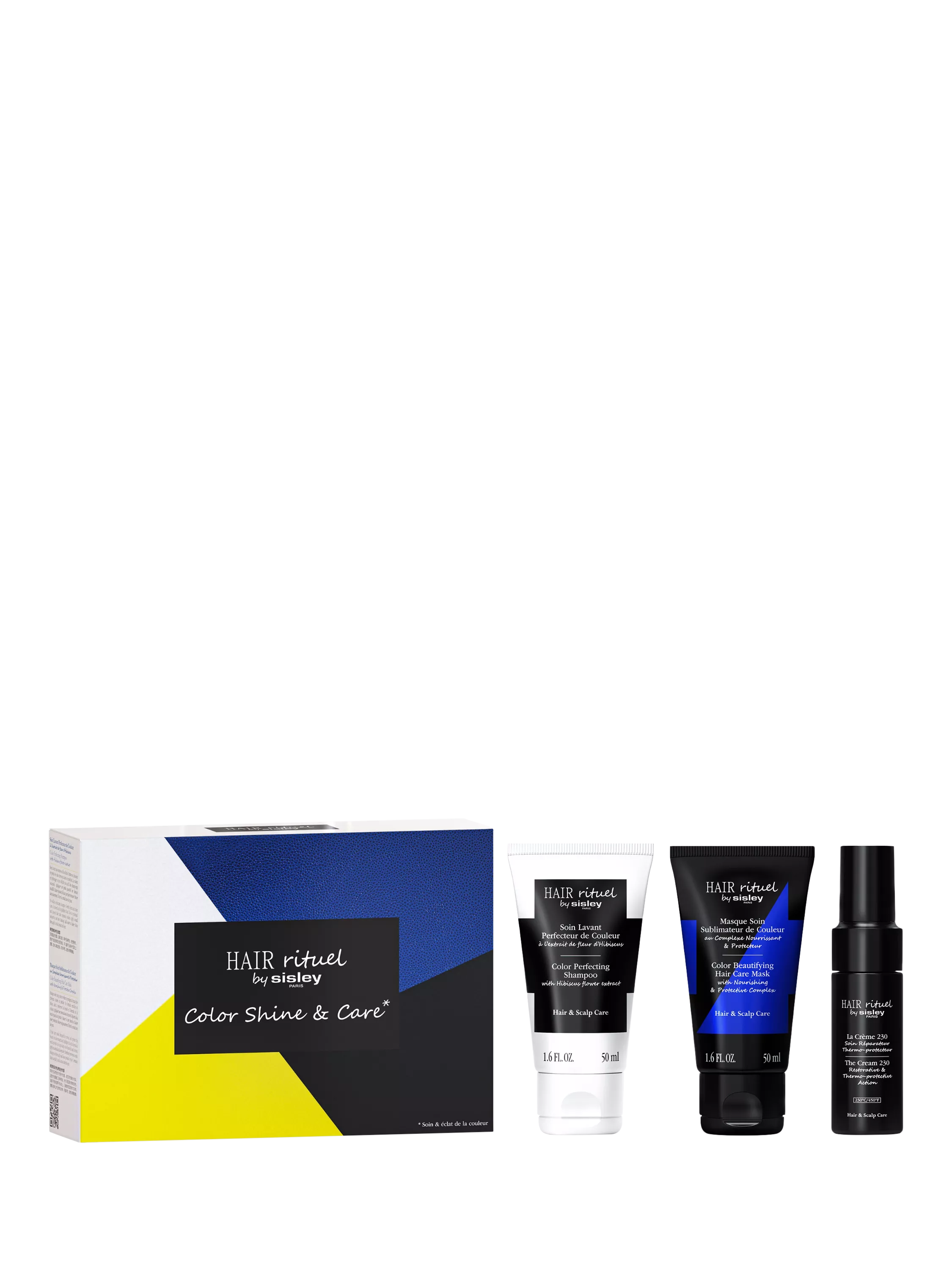 Sisley-Paris Colour Care Shine haircare gift set 50ml 50ml 30ml UK version