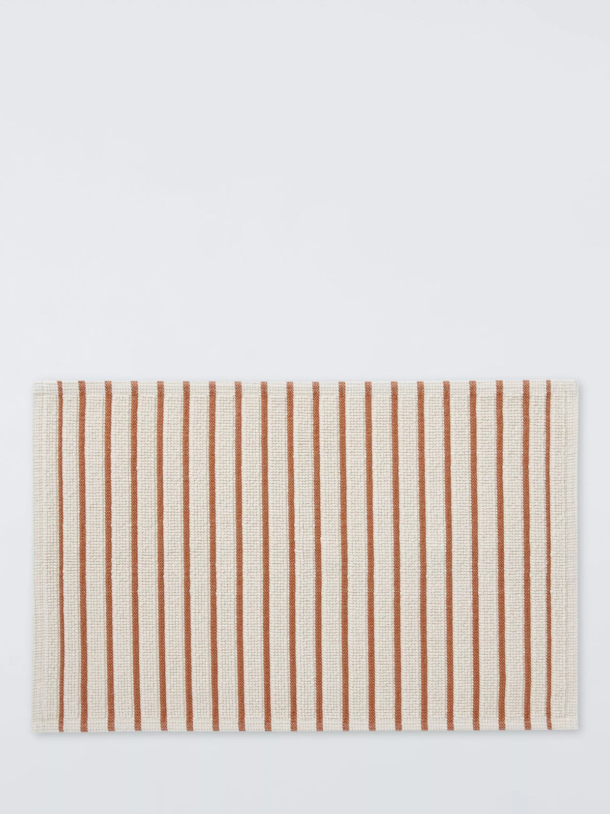 John Lewis Coastal Stripe bath mat Sienna 50x80cm - British product
