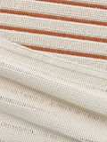 John Lewis Coastal Stripe bath mat Sienna 50x80cm - British product
