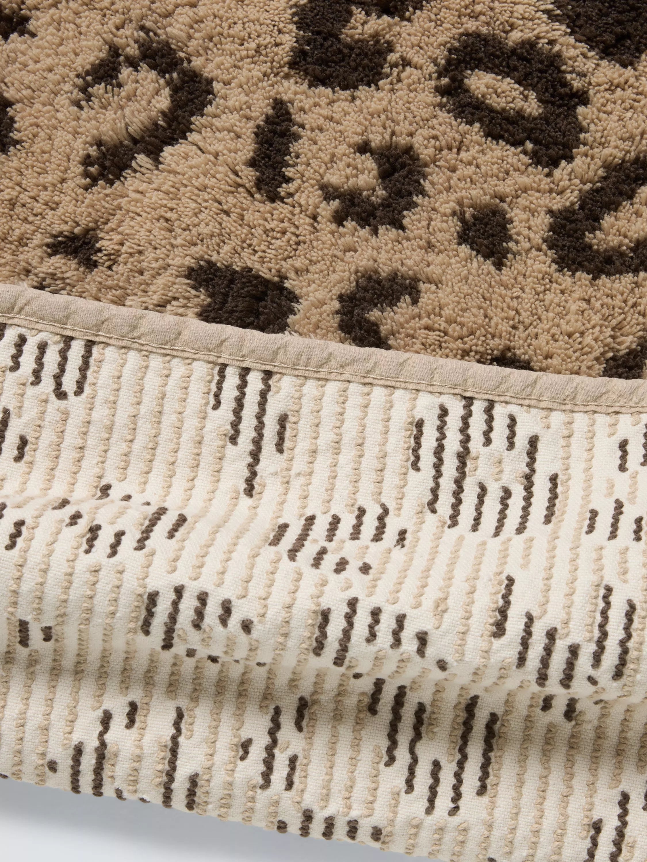 John Lewis leopard print bath mat, imported from the UK