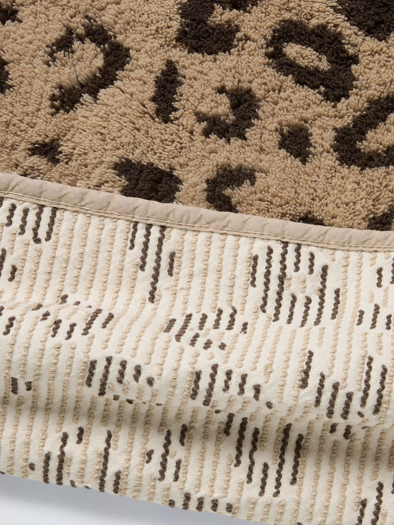 John Lewis leopard print bath mat, imported from the UK