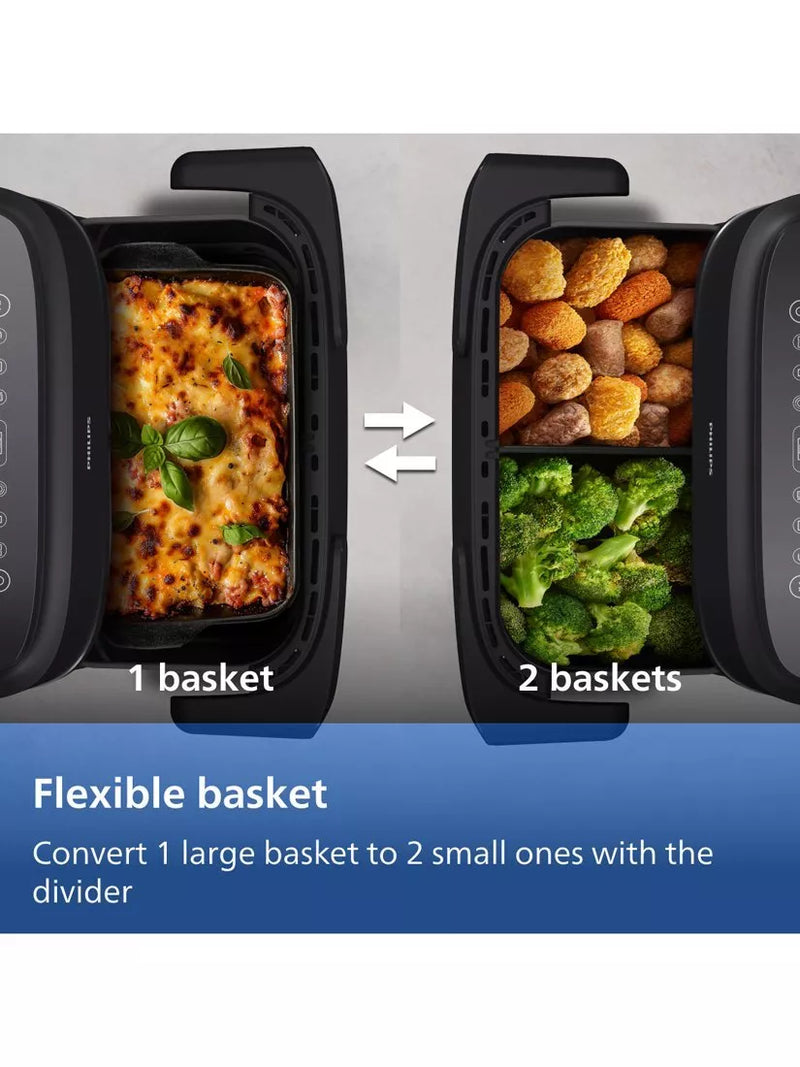 Philips Dual Basket Air Fryer 7.1L NA150/09, UK version