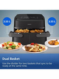 Philips Dual Basket Air Fryer 7.1L NA150/09, UK version