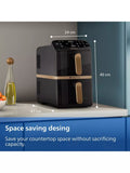 Philips stacked dual basket air fryer 10L (British brand)
