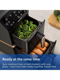 Philips stacked dual basket air fryer 10L (British brand)