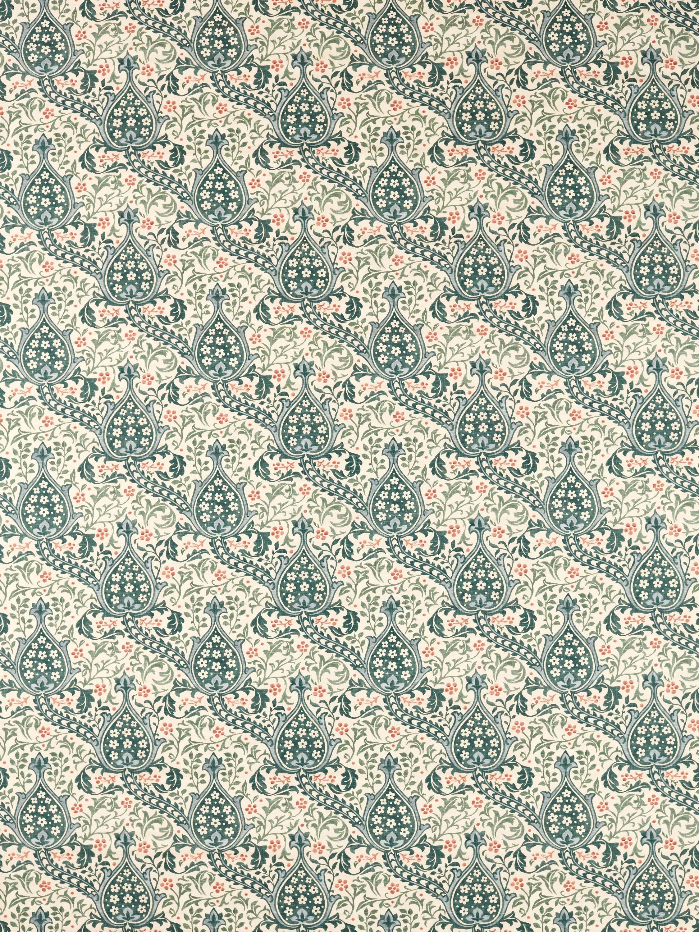 Morris & Co. Persian Tulip Embroidery Furnishing Fabric