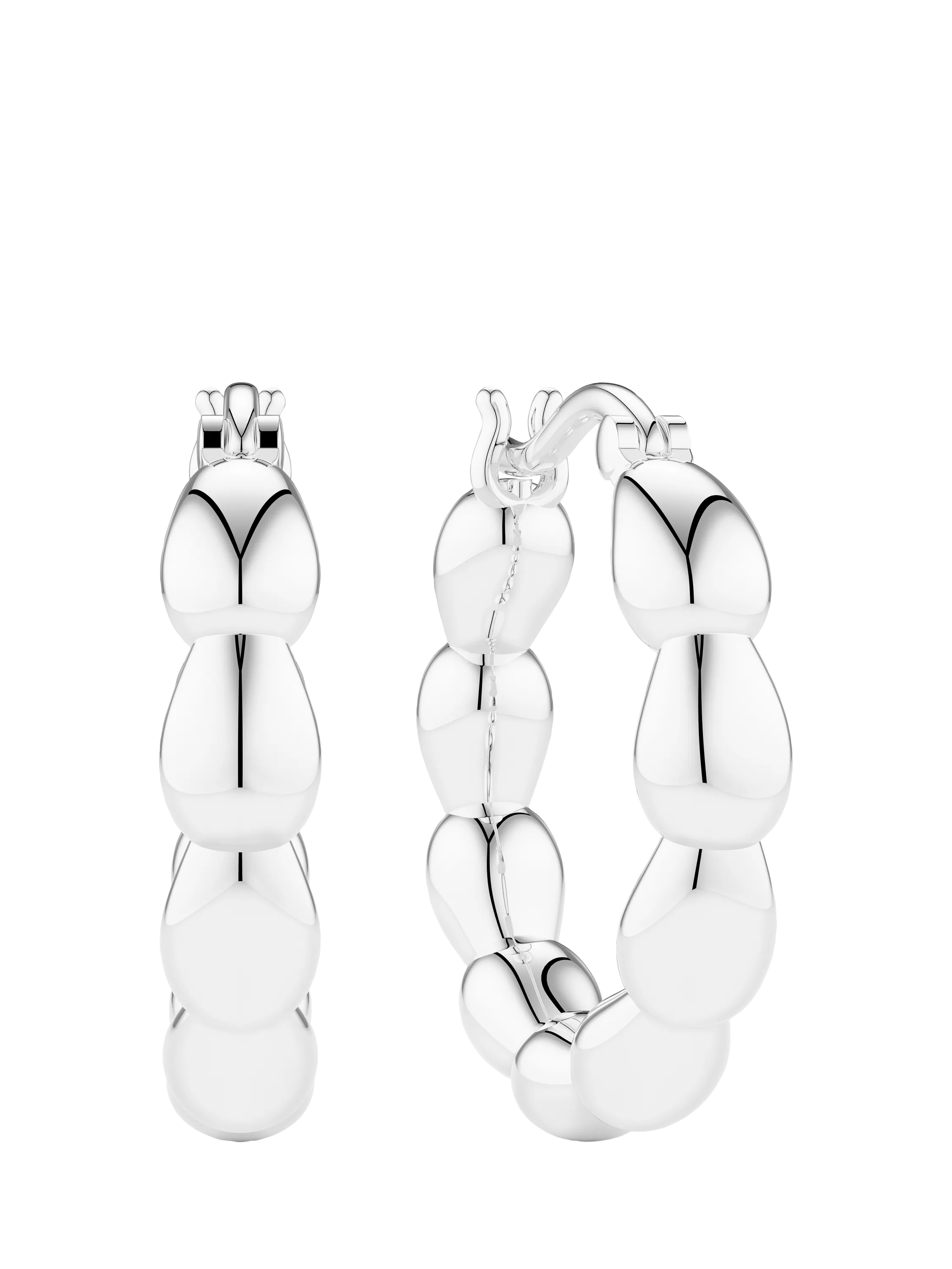 Sif Jakobs sterling silver hoop earrings UK version