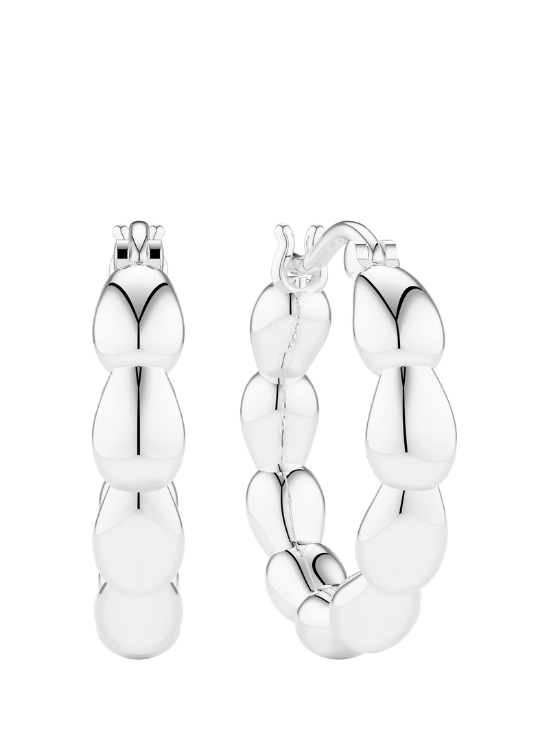 Sif Jakobs sterling silver hoop earrings UK version