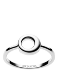 Sif Jakobs Selene polished ring silver, imported from the UK