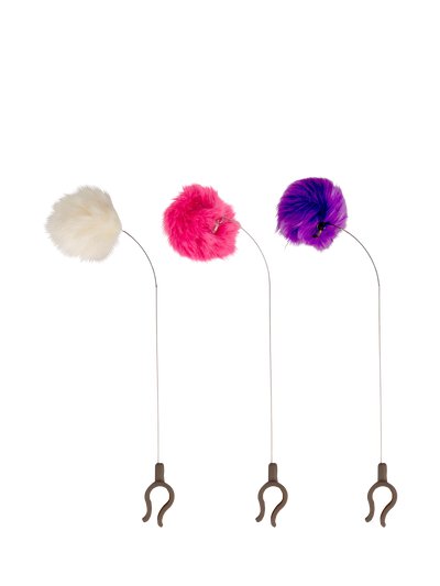 John Lewis Kikkerland Kitty Phone Clip Assorted Cat Toy Phone Accessory- Buy online at McGrocer