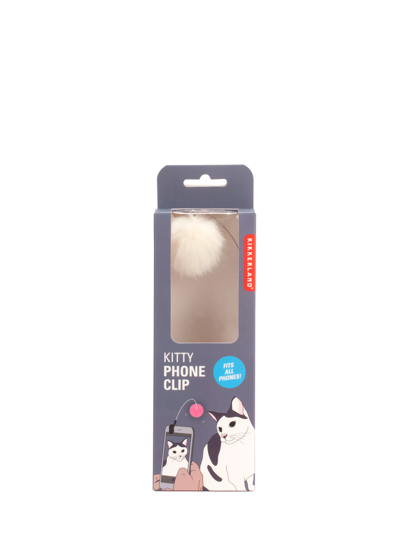 Kikkerland Kitty Phone Clip for cats - British product