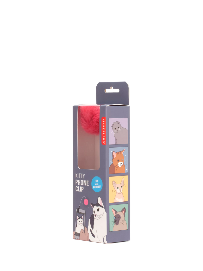 Kikkerland Kitty Phone Clip for cats - British product