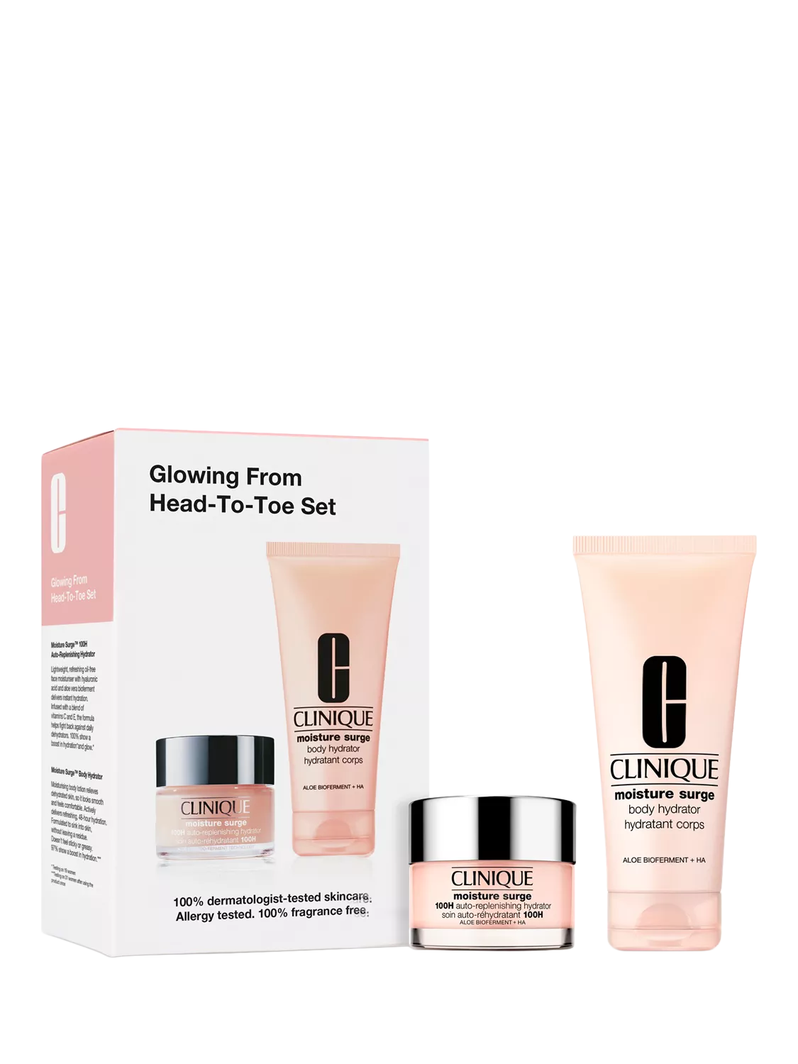 Clinique Moisture Surge gift set 50ml 200ml (British brand)
