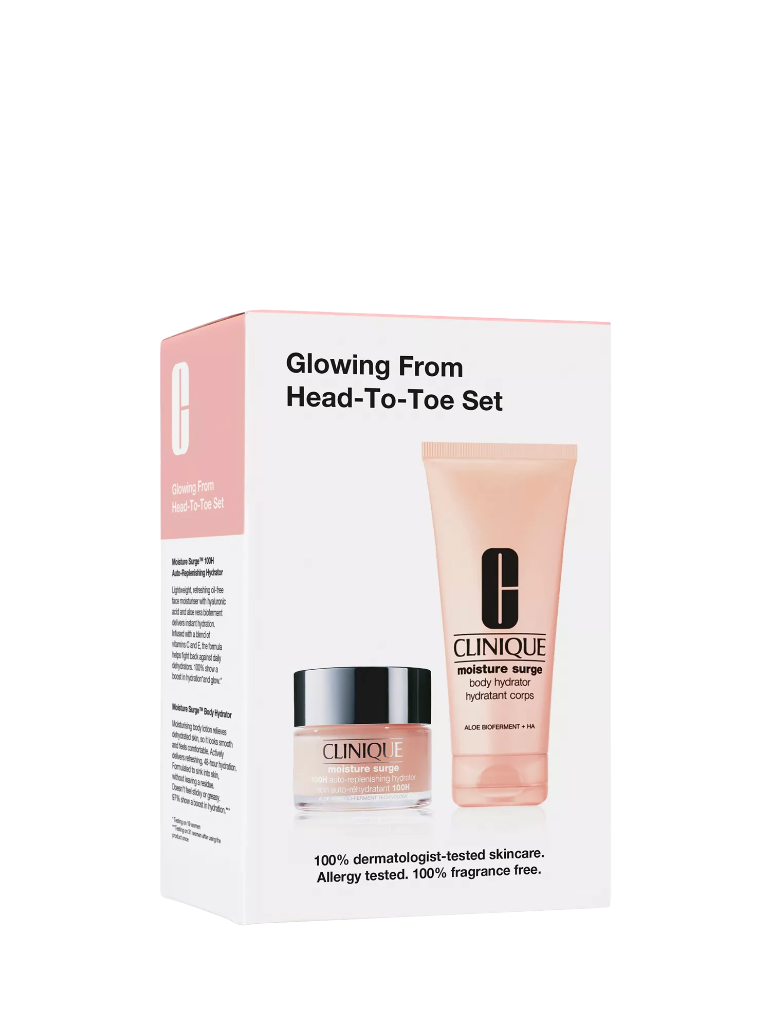 Clinique Moisture Surge gift set 50ml 200ml (British brand)