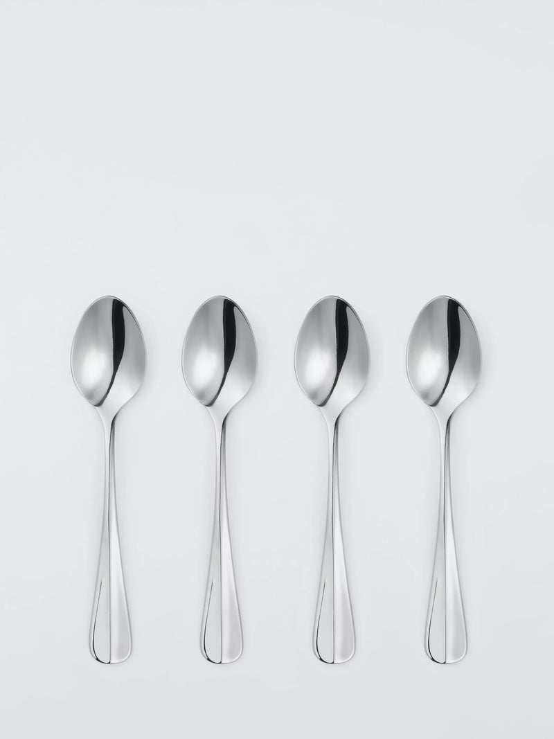 John Lewis Baguette stainless steel teaspoons set of 4, imported from the UK