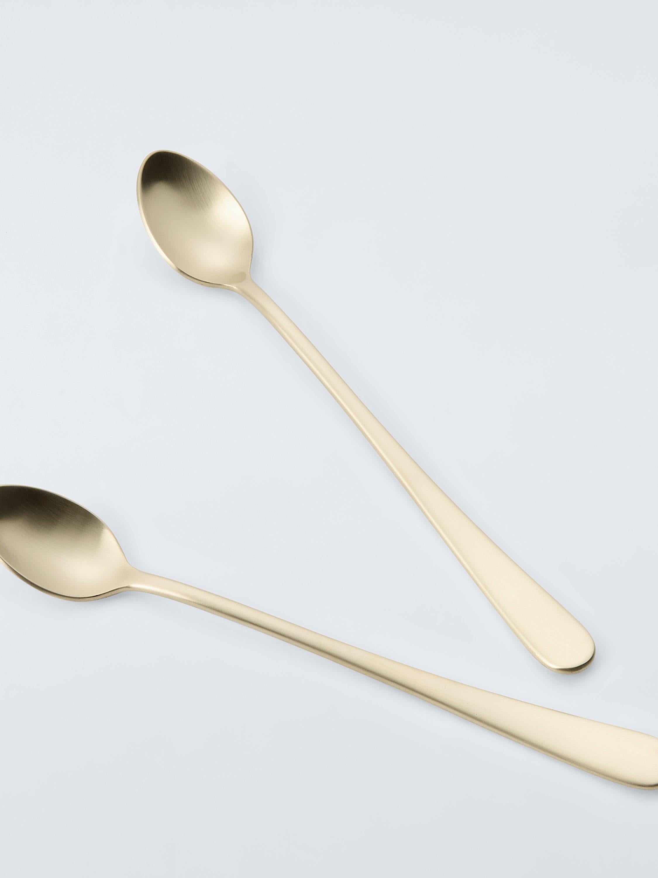 John Lewis champagne latte spoons set of 4 - British product