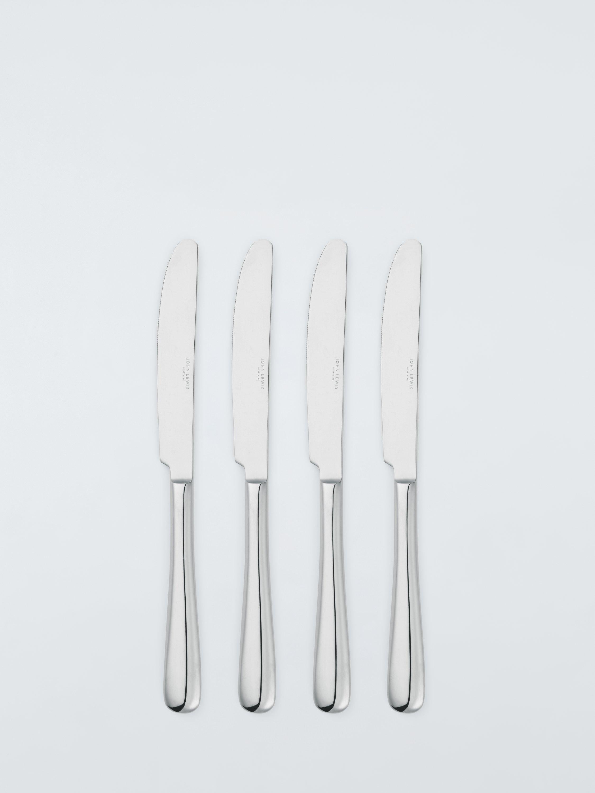 John Lewis Luna stainless steel cutlery set 16 piece 4 place settings (British brand)