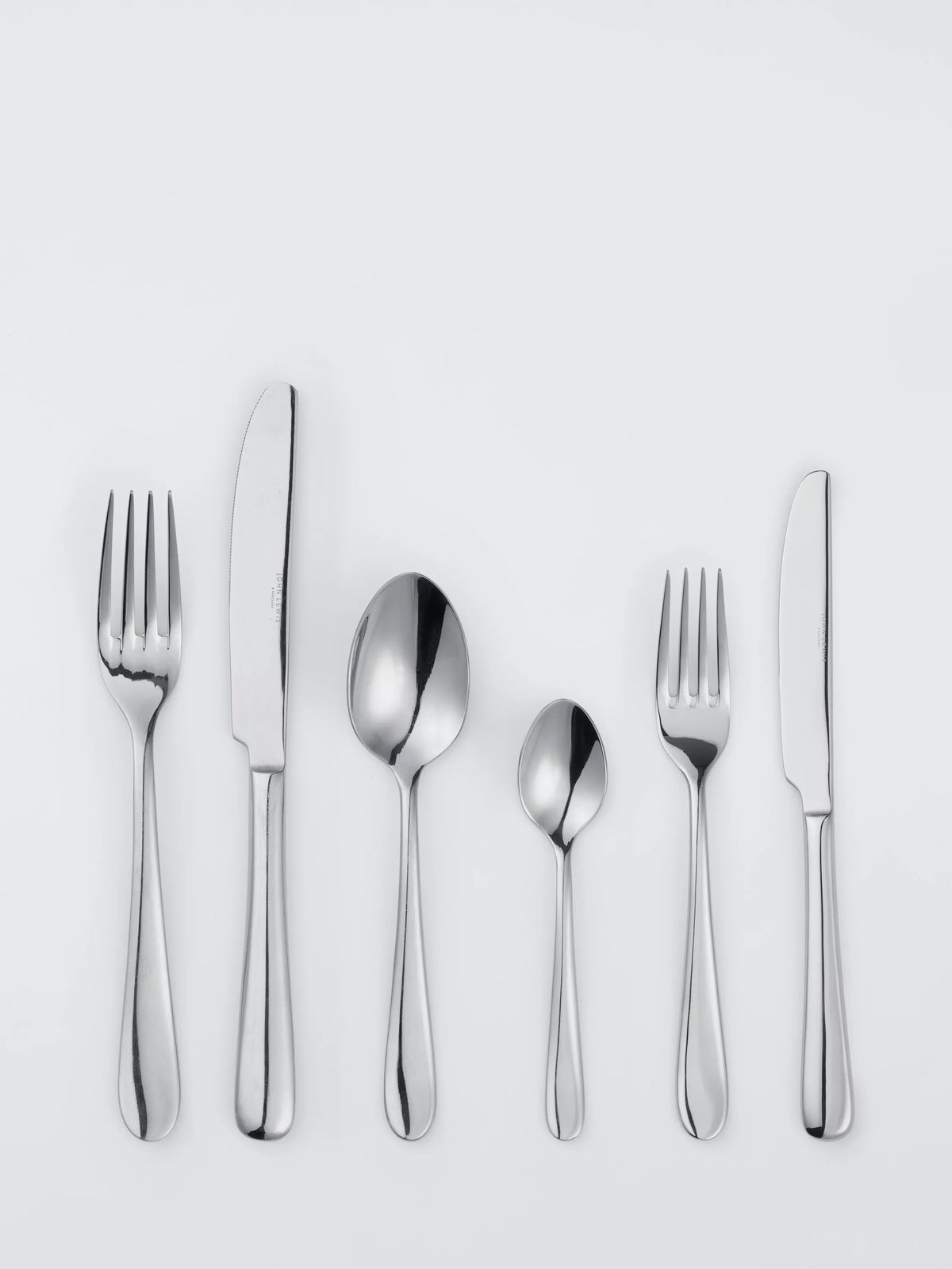 John Lewis Luna stainless steel cutlery set 6 piece, UK version