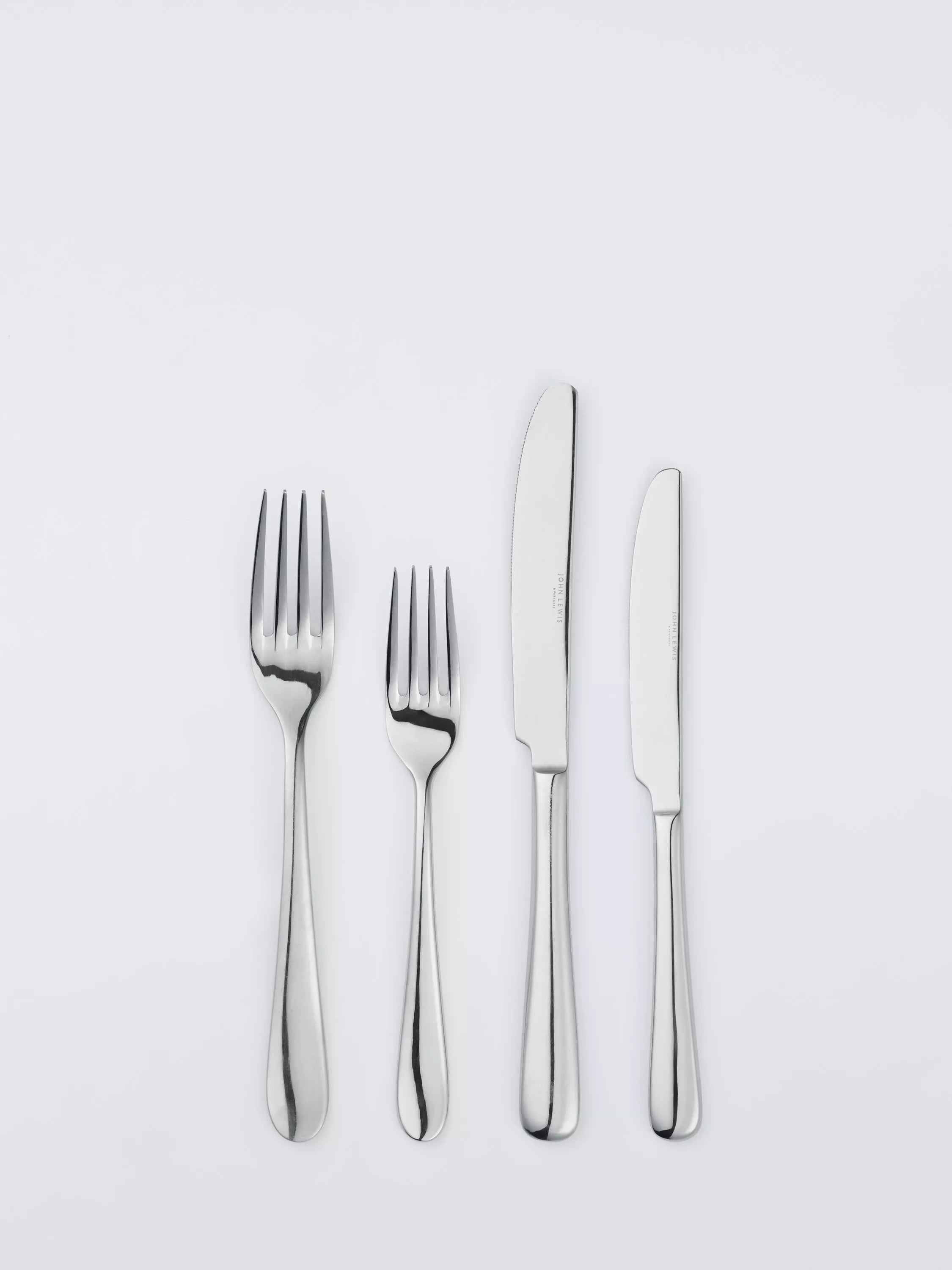 John Lewis Luna stainless steel cutlery set 6 piece, UK version