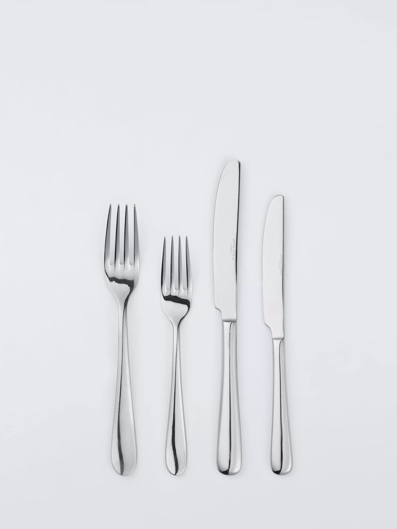 John Lewis Luna stainless steel cutlery set 6 piece, UK version