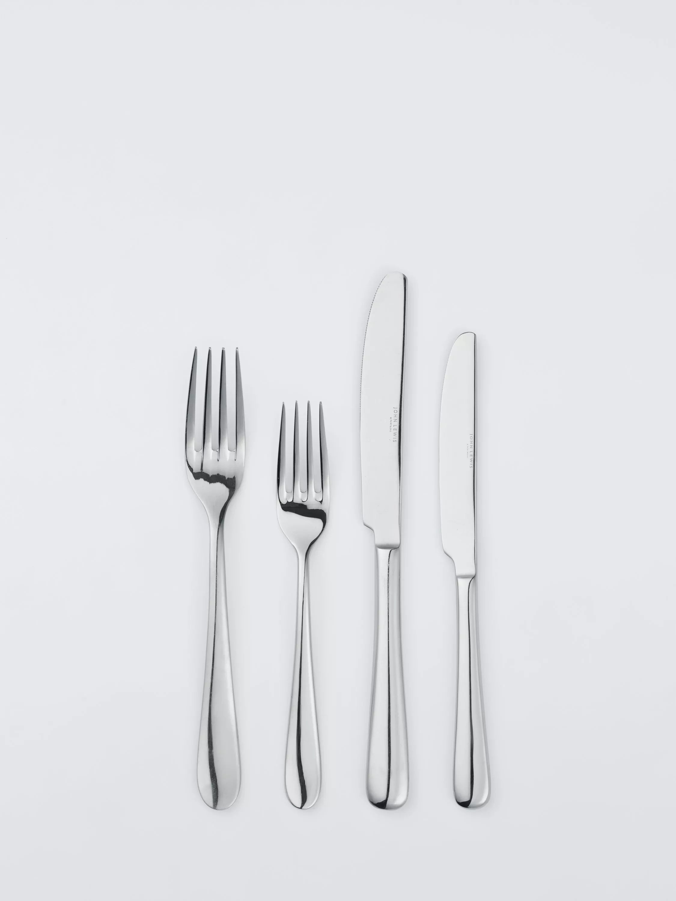 John Lewis Luna stainless steel cutlery set 24 piece, UK version