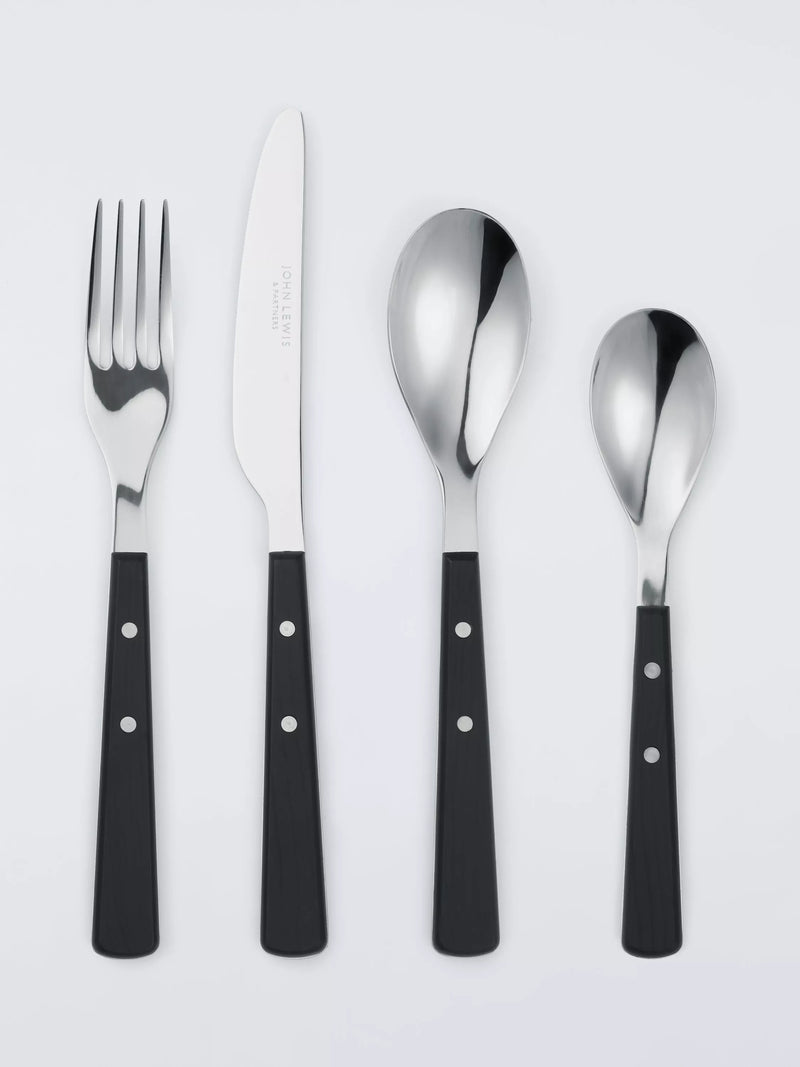 John Lewis Bevel cutlery set 16 piece, imported from the UK