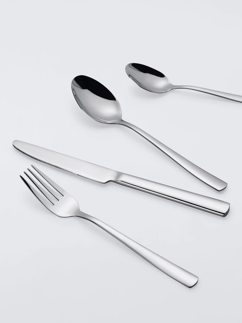 John Lewis stainless steel cutlery set 16 piece 4 place settings - British product