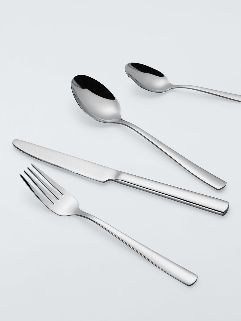 John Lewis stainless steel cutlery set 16 piece 4 place settings - British product