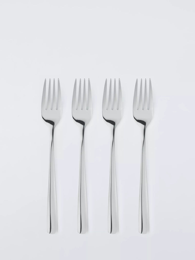 John Lewis stainless steel cutlery set 16 piece 4 place settings - British product