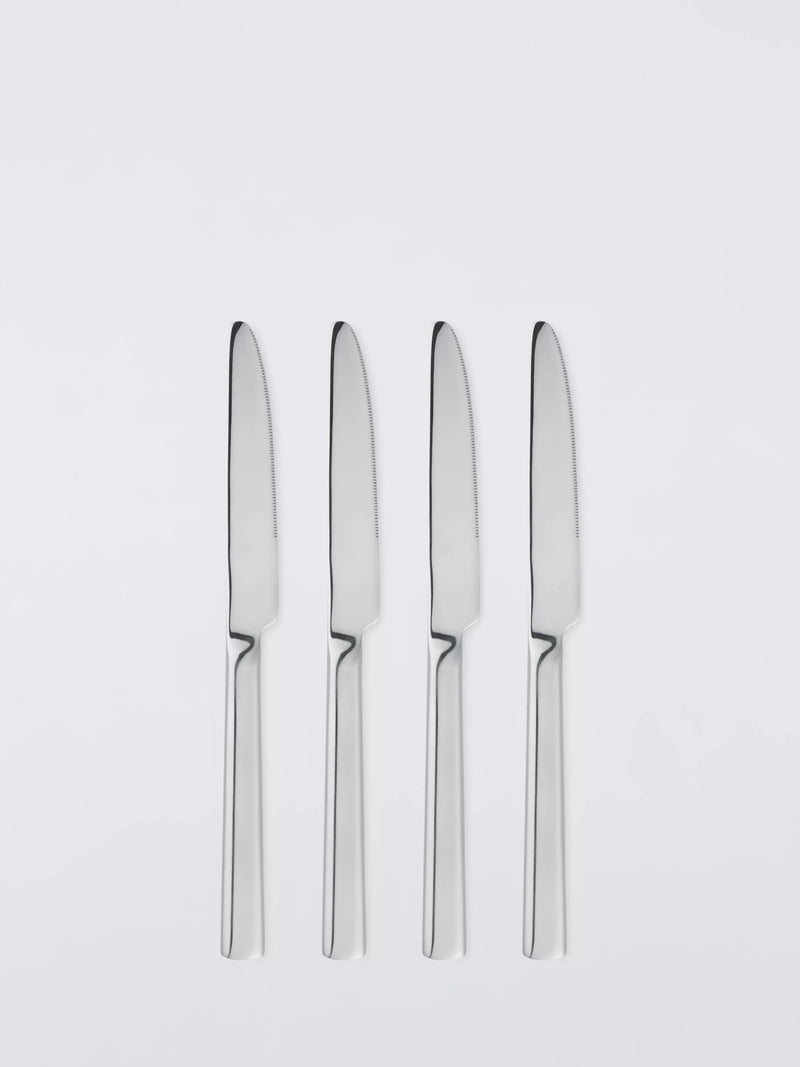 John Lewis stainless steel cutlery set 16 piece 4 place settings - British product