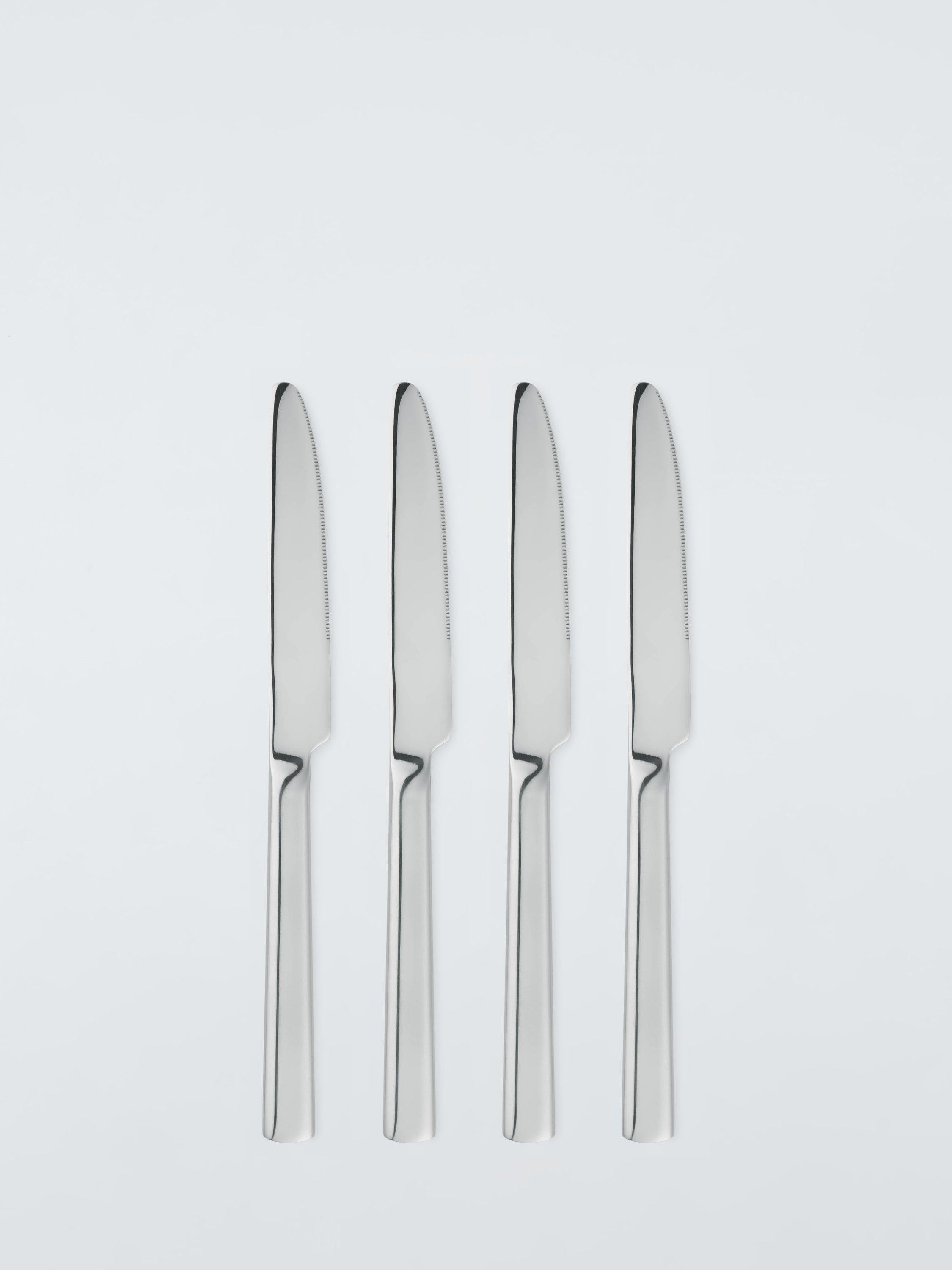 John Lewis stainless steel cutlery set 16 piece 4 place settings - British product
