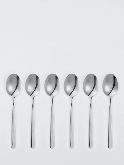 John Lewis John Lewis Dine Stainless Steel Teaspoons Set of 6- Buy online at McGrocer