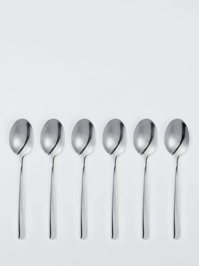 John Lewis stainless steel teaspoons set of 6, UK version