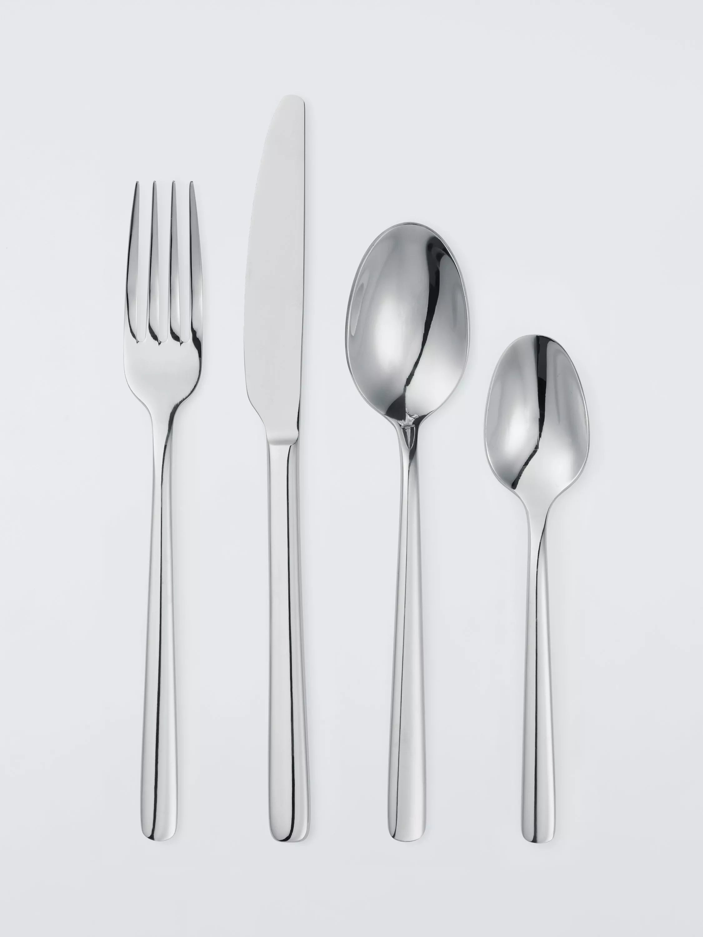John Lewis Orbit stainless steel cutlery set 16 piece, UK version