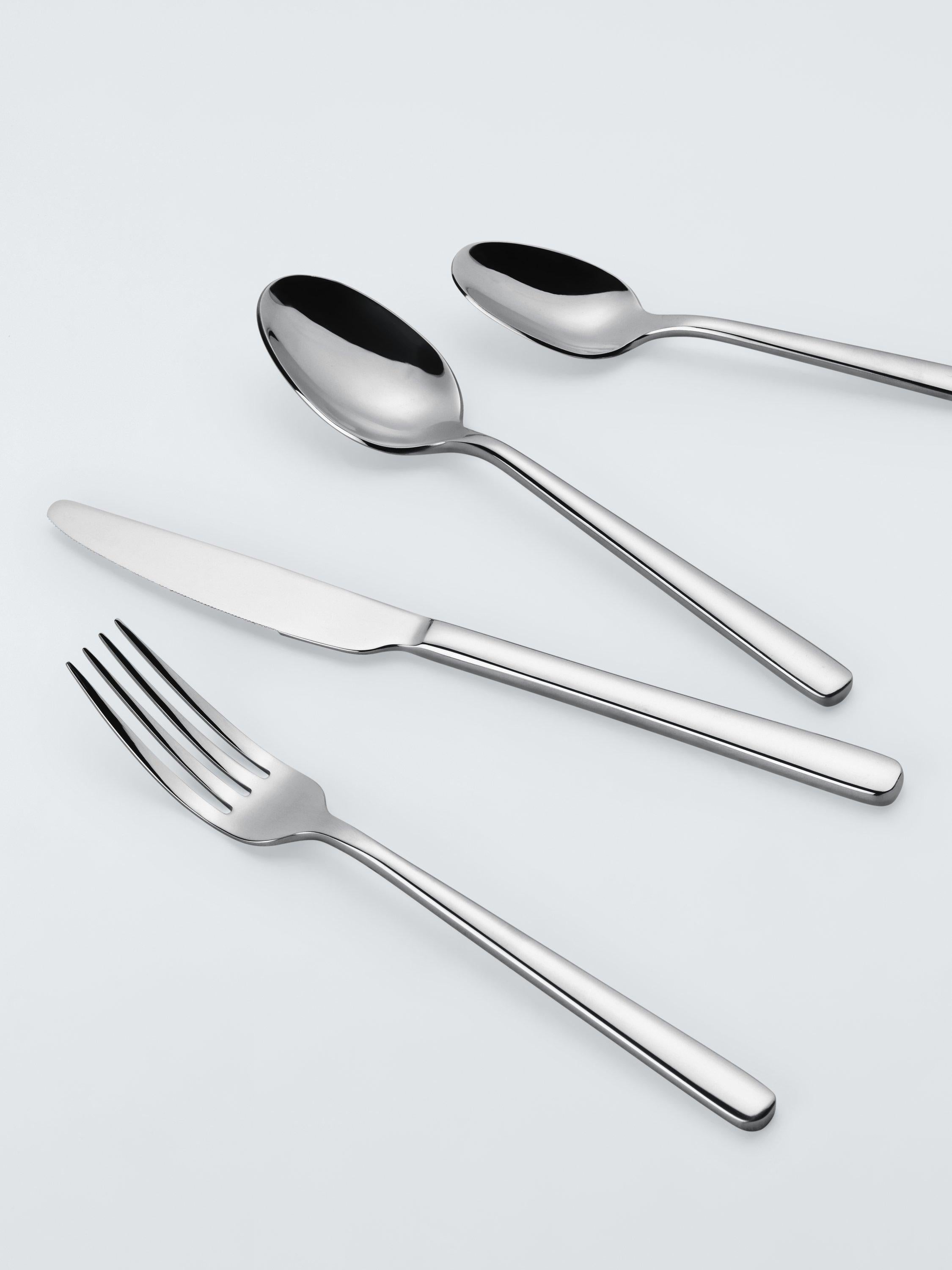 John Lewis Orbit stainless steel cutlery set 16 piece, UK version