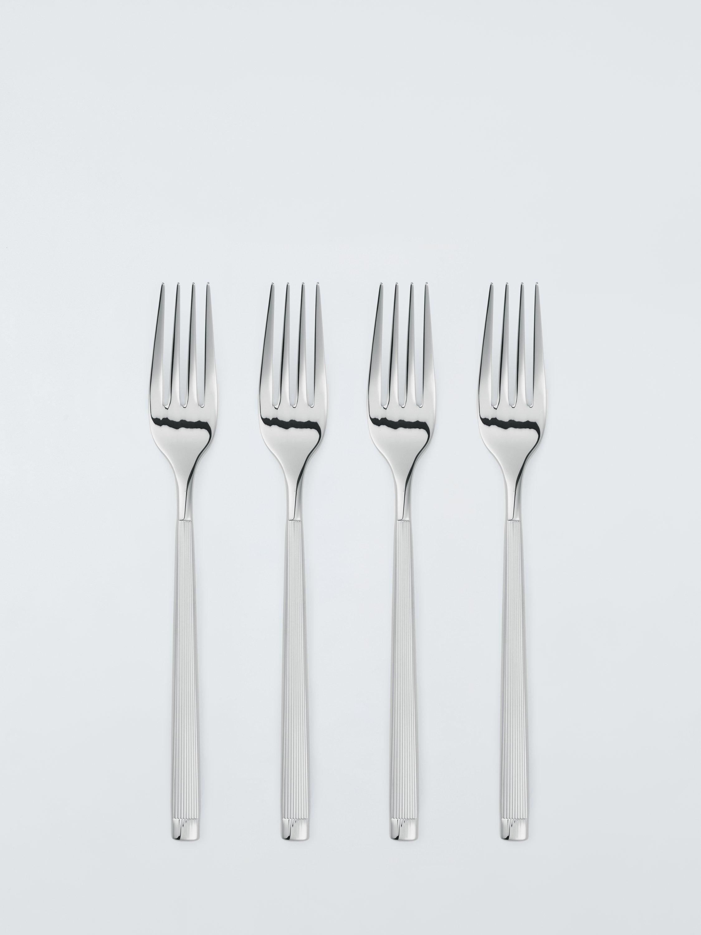 John Lewis Noble stainless steel cutlery set, 16 pieces, 4 place settings (British brand)