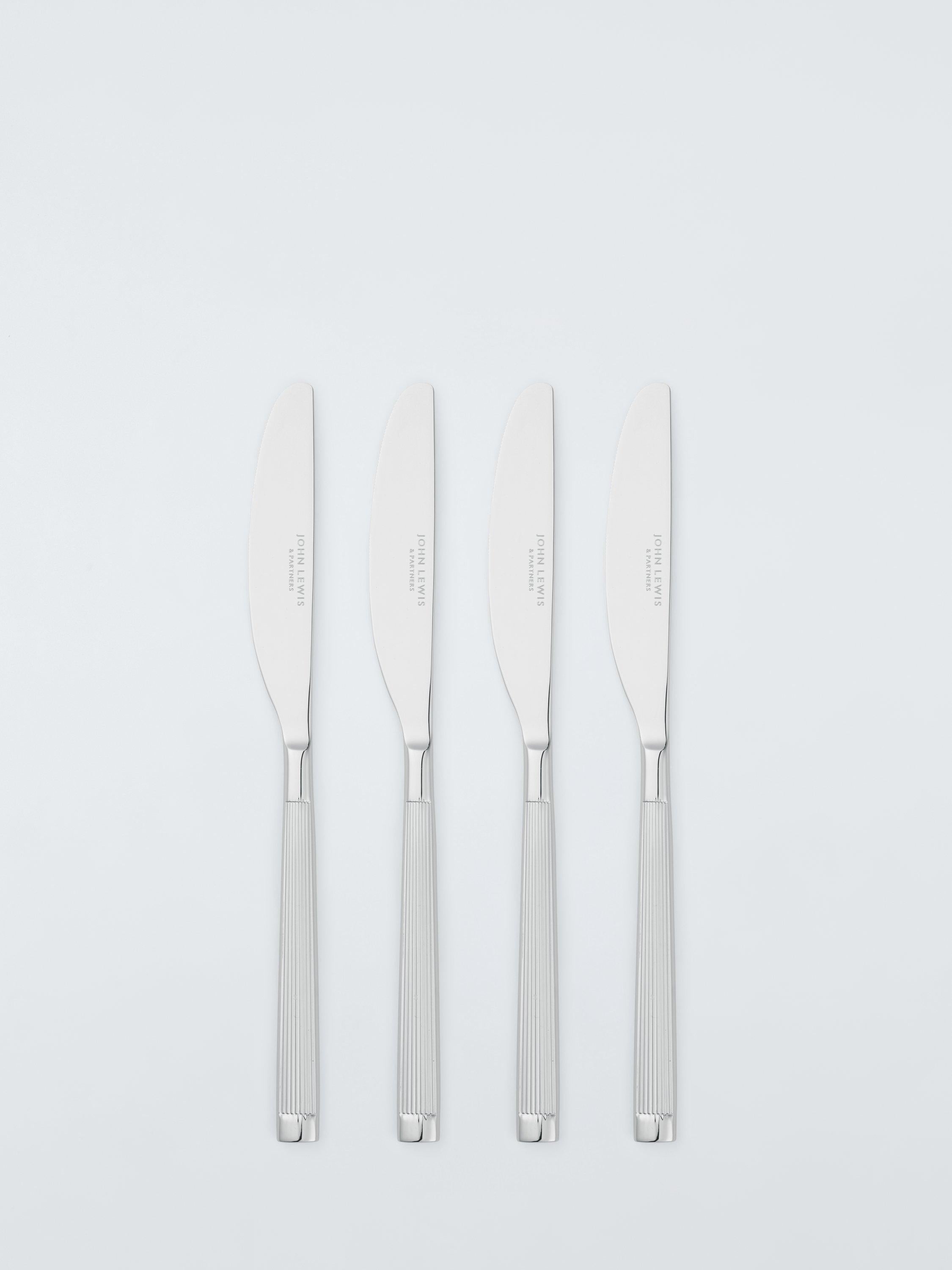John Lewis Noble stainless steel cutlery set, 16 pieces, 4 place settings (British brand)