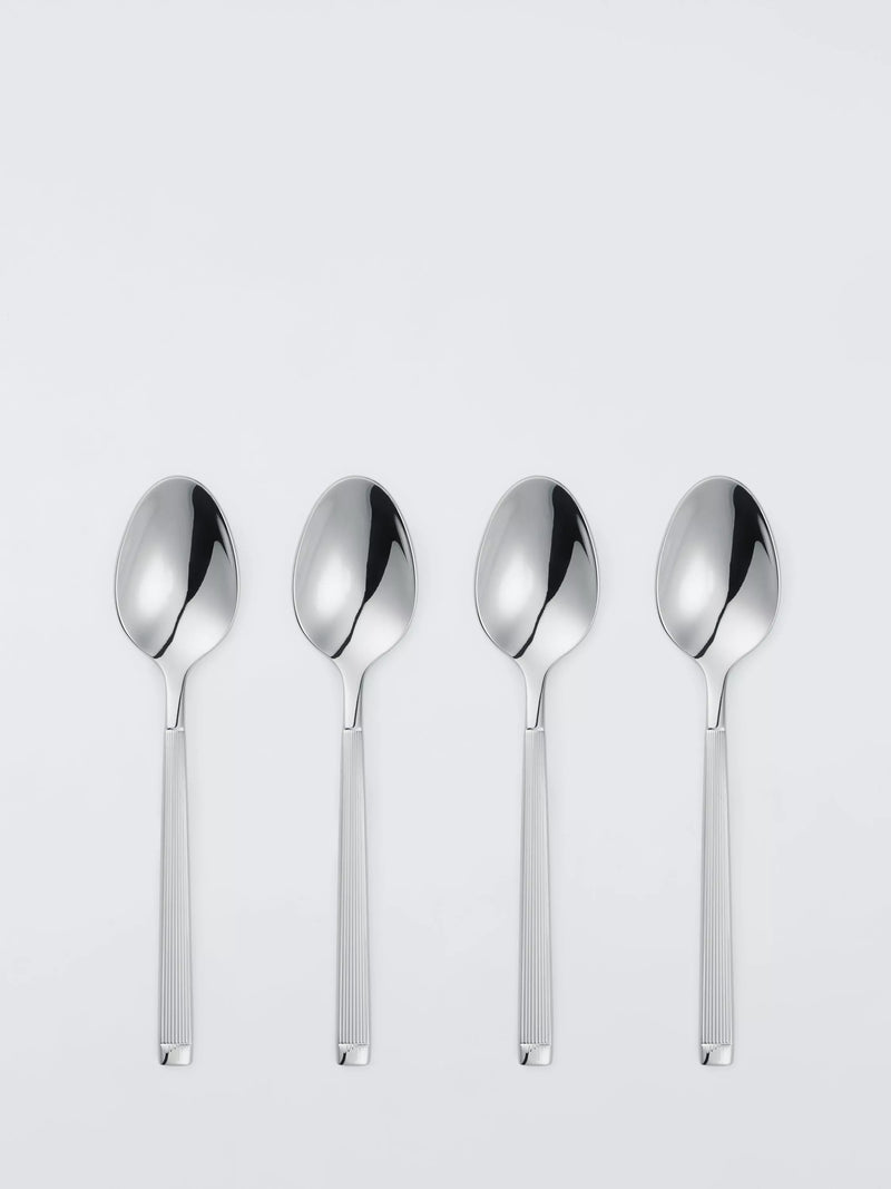 John Lewis Noble stainless steel cutlery set, 16 pieces, 4 place settings (British brand)