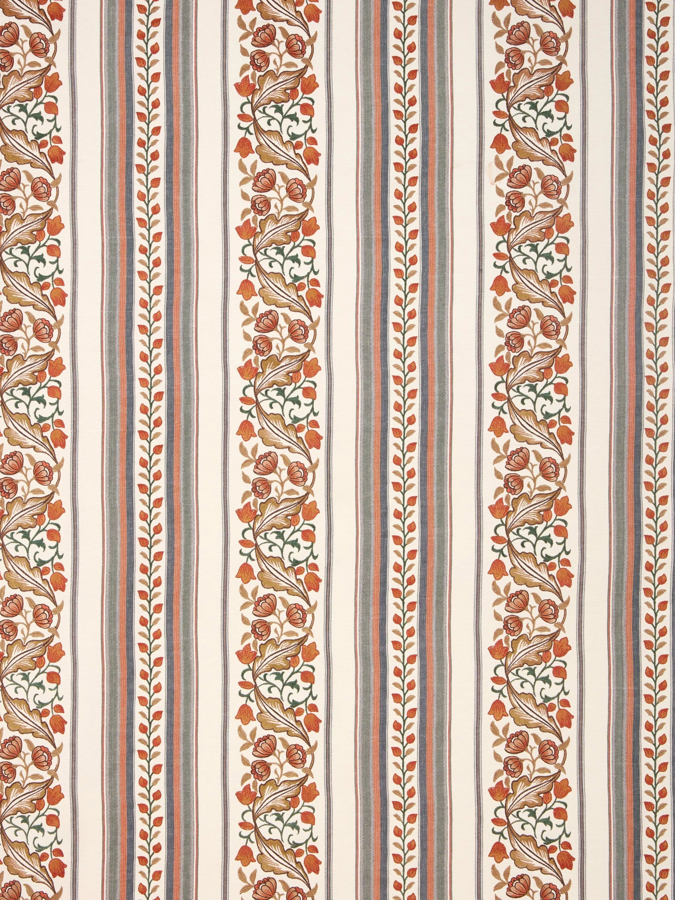 Morris & Co. Bluebell & Peony Embroidery Furnishing Fabric
