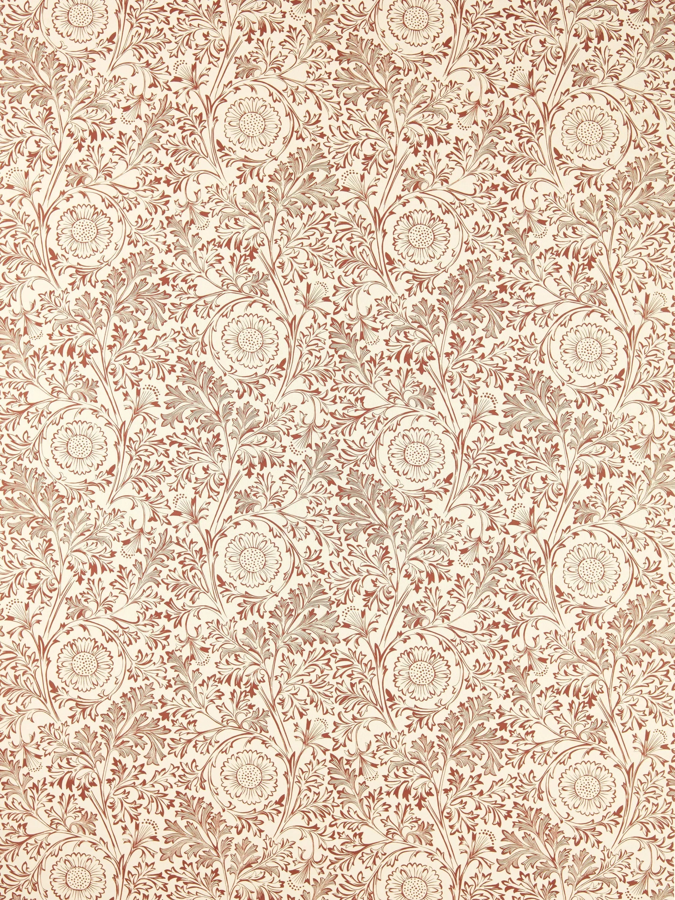 Morris & Co. Chamomile Embroidery Forest Furnishing Fabric