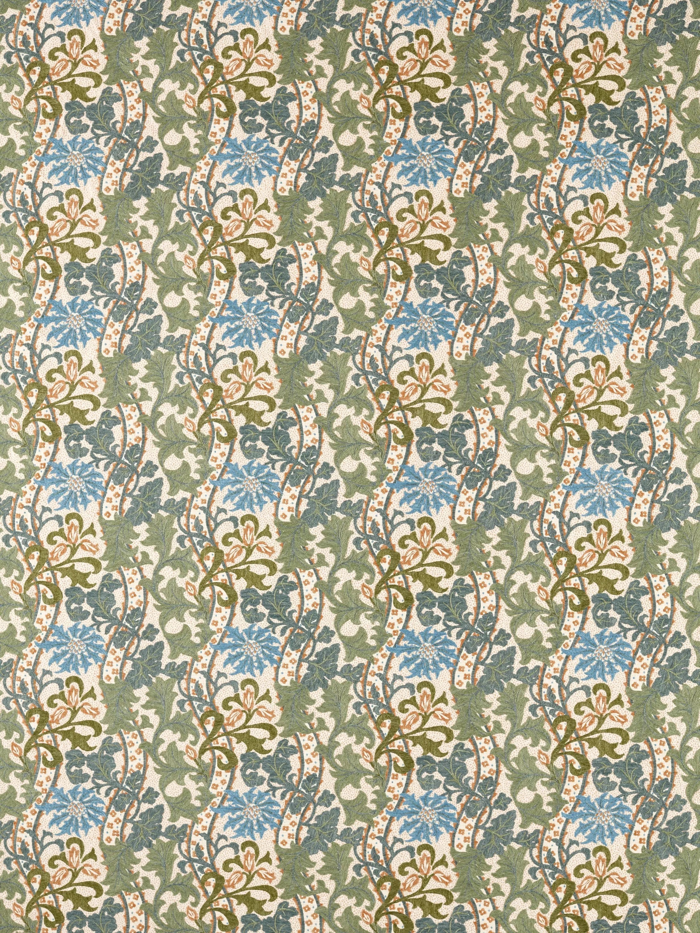 Morris & Co. Cornflower Embroidery Furnishing Fabric 137cm Width