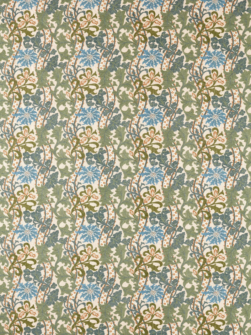 Morris & Co. Cornflower Embroidery Furnishing Fabric 137cm Width