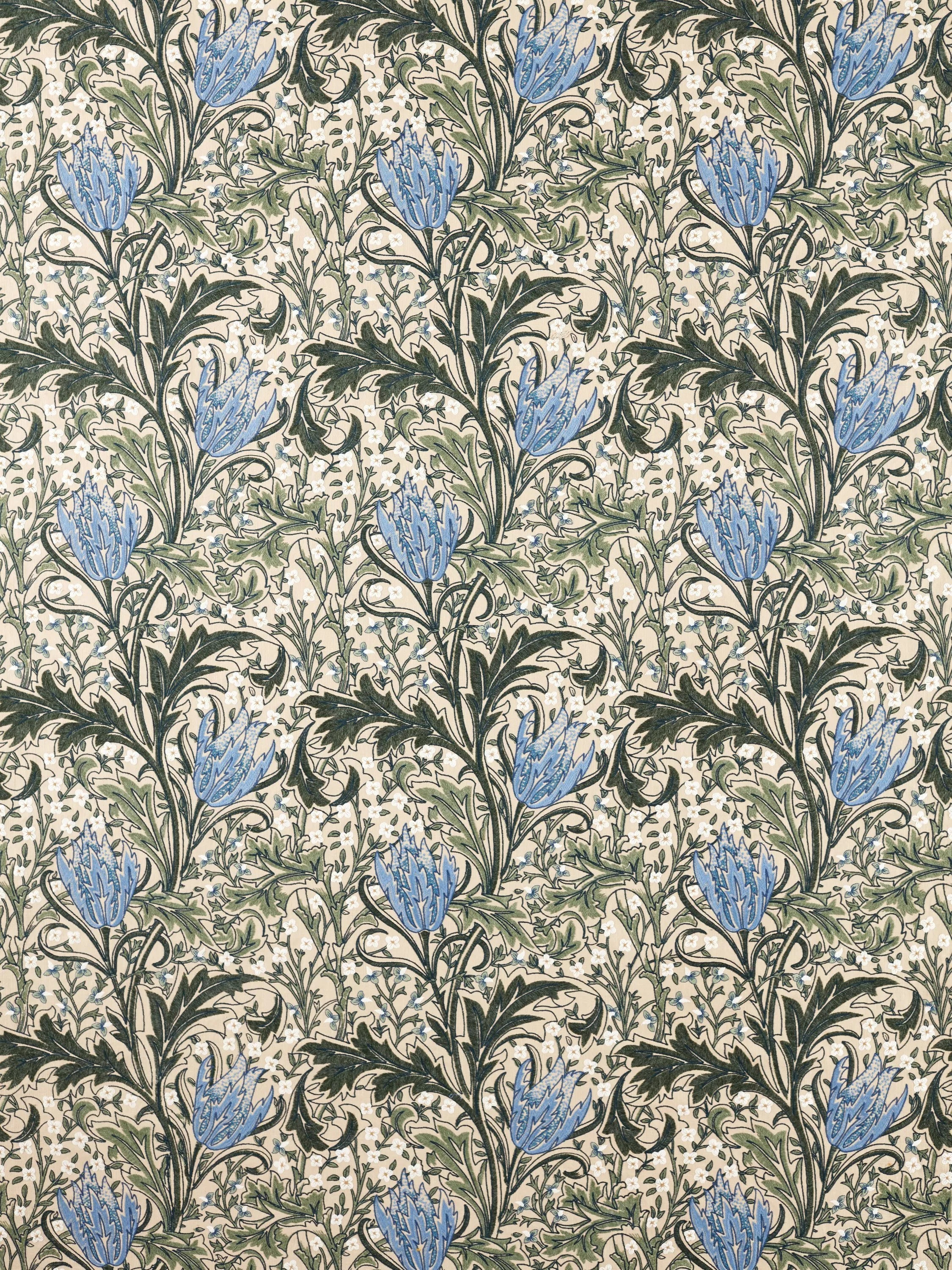 Morris & Co. Lent Lily Embroidery Furnishing Fabric
